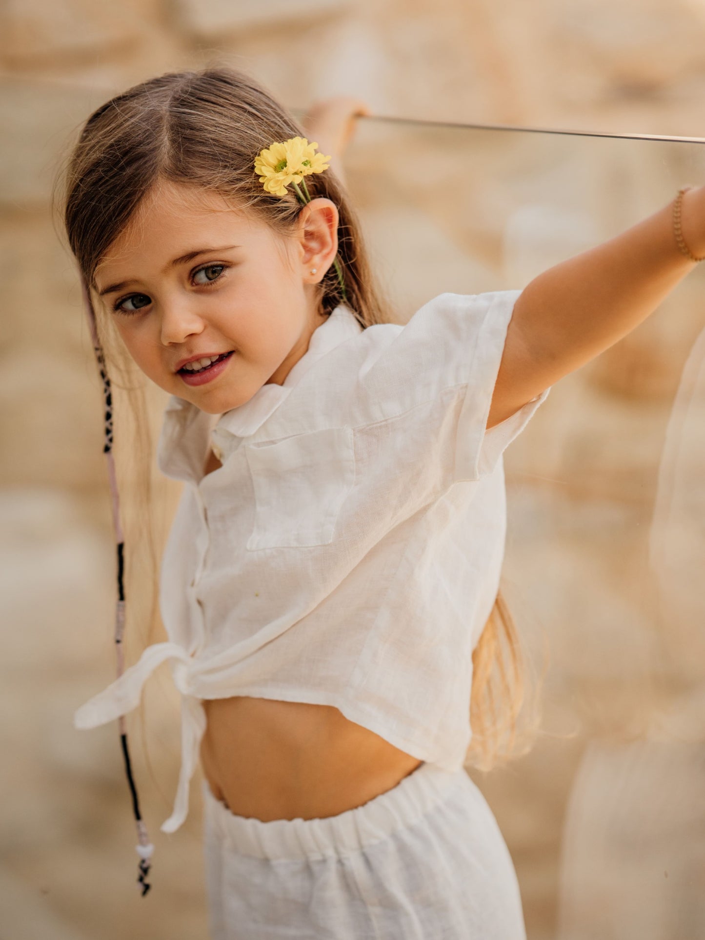 Blusa em linho - MY FAVOURITE GIRL WEDOBLE