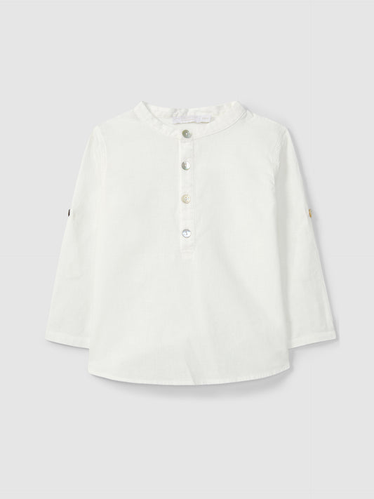 Camisa linho LARANJINHA