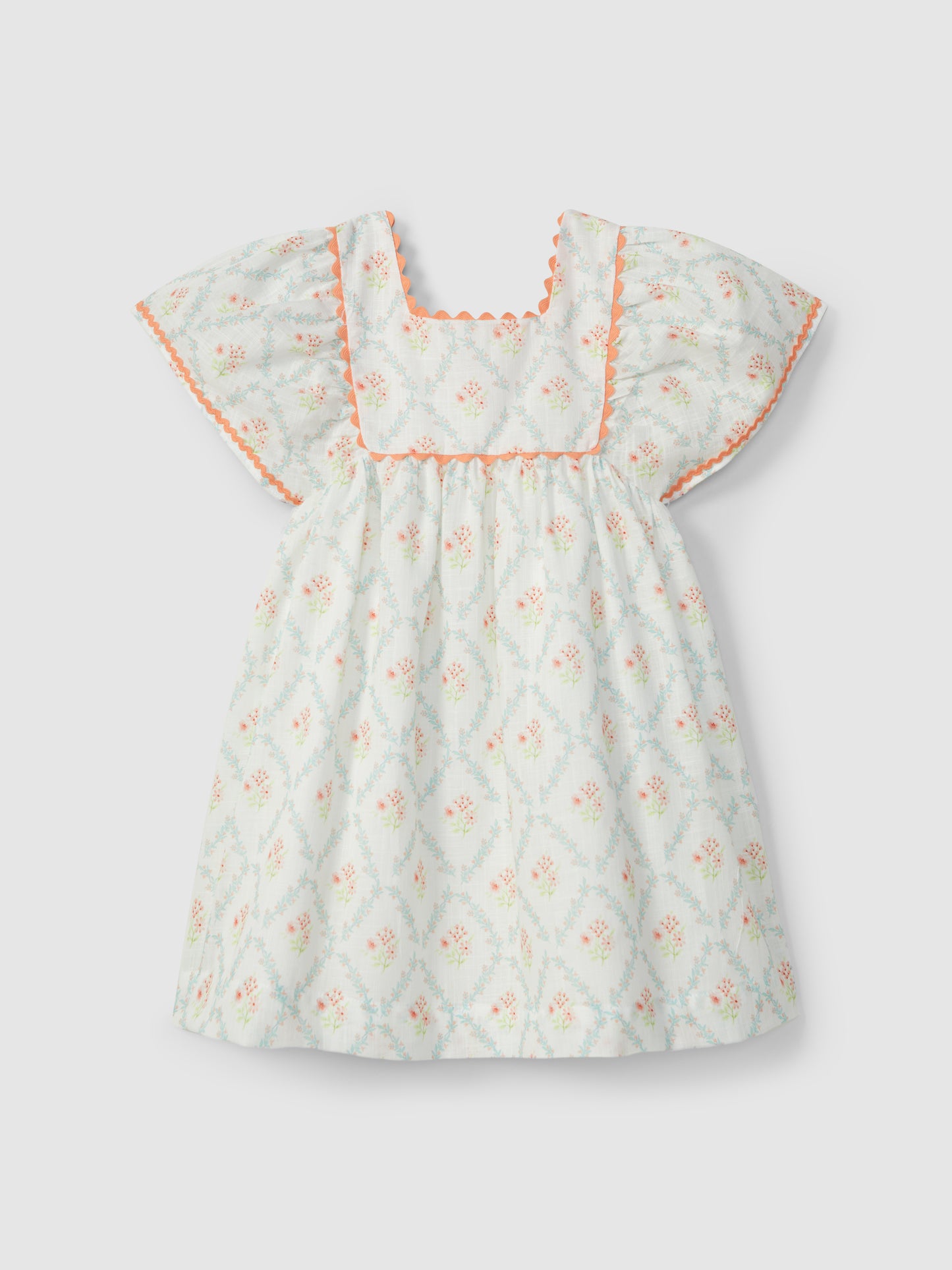 Vestido floral LARANJINHA