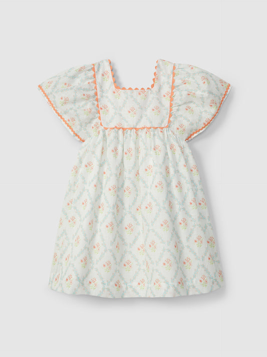 Vestido floral LARANJINHA