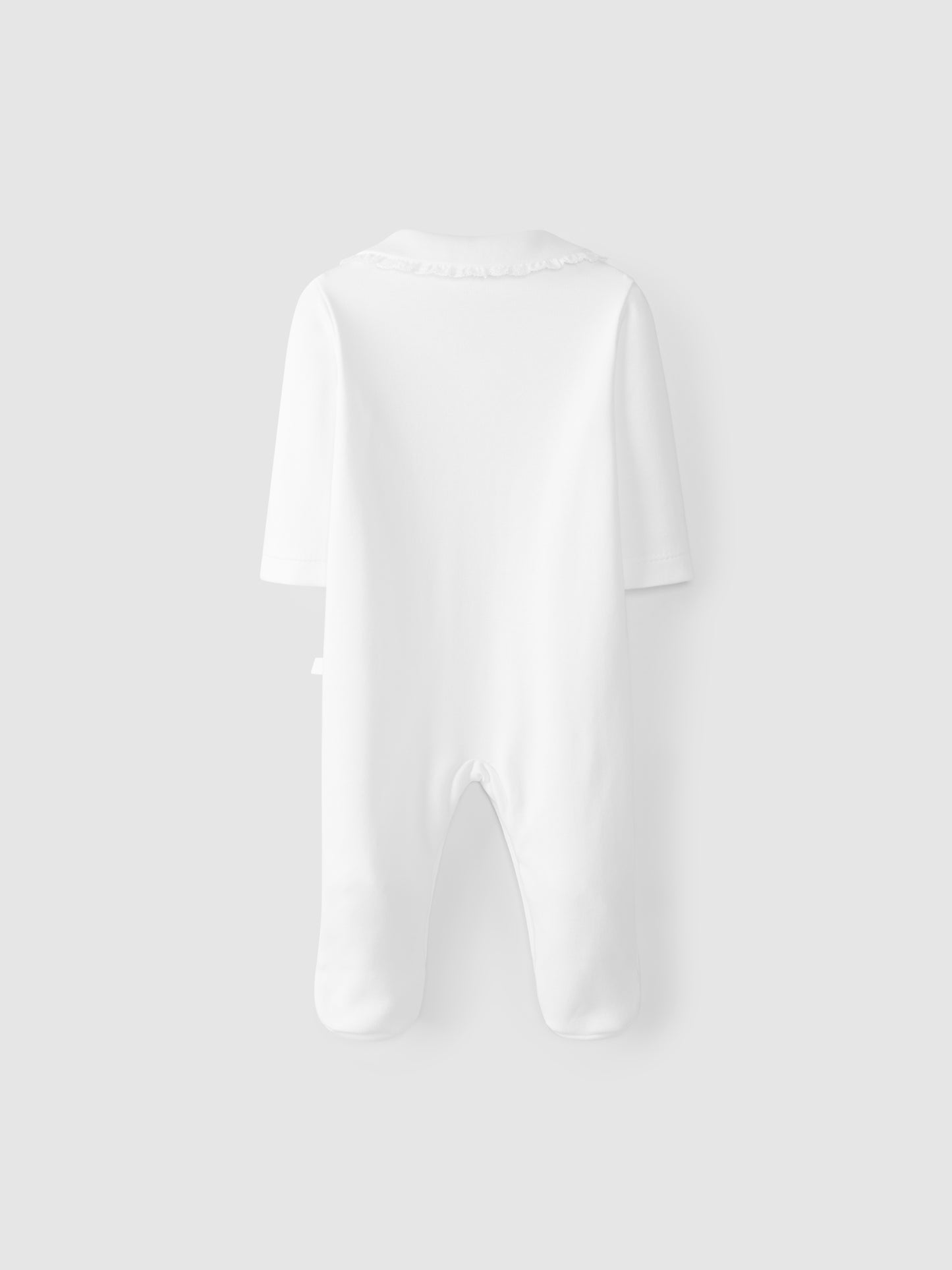 Babygrow gola c/ renda LARANJINHA